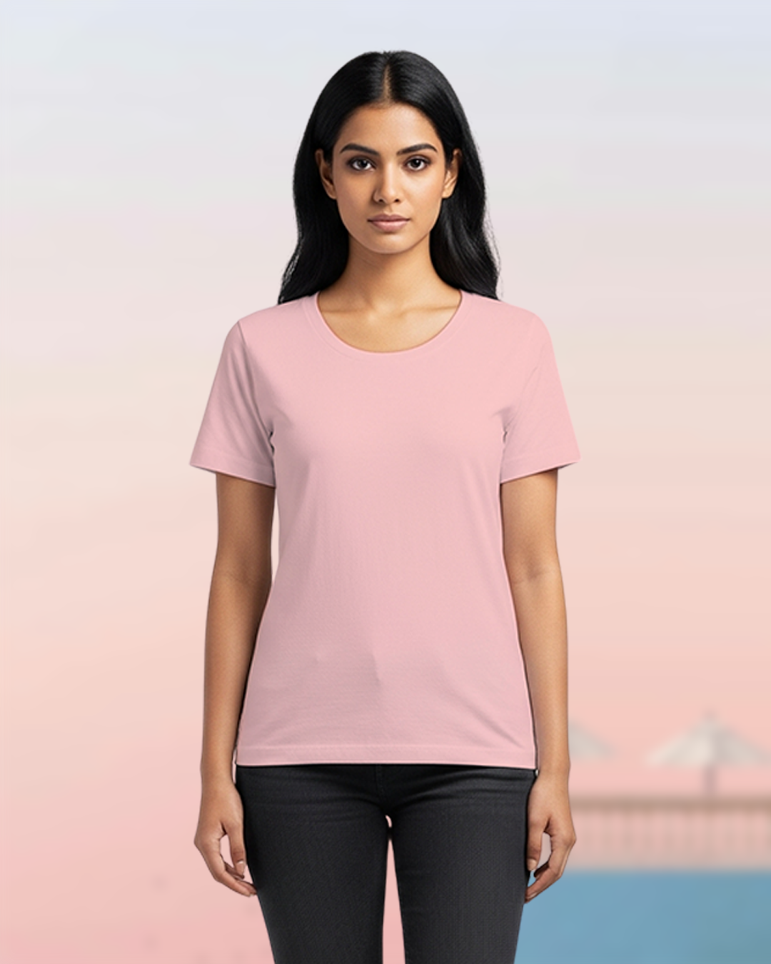 Light Baby Pink Solid Classic Standard T-Shirt