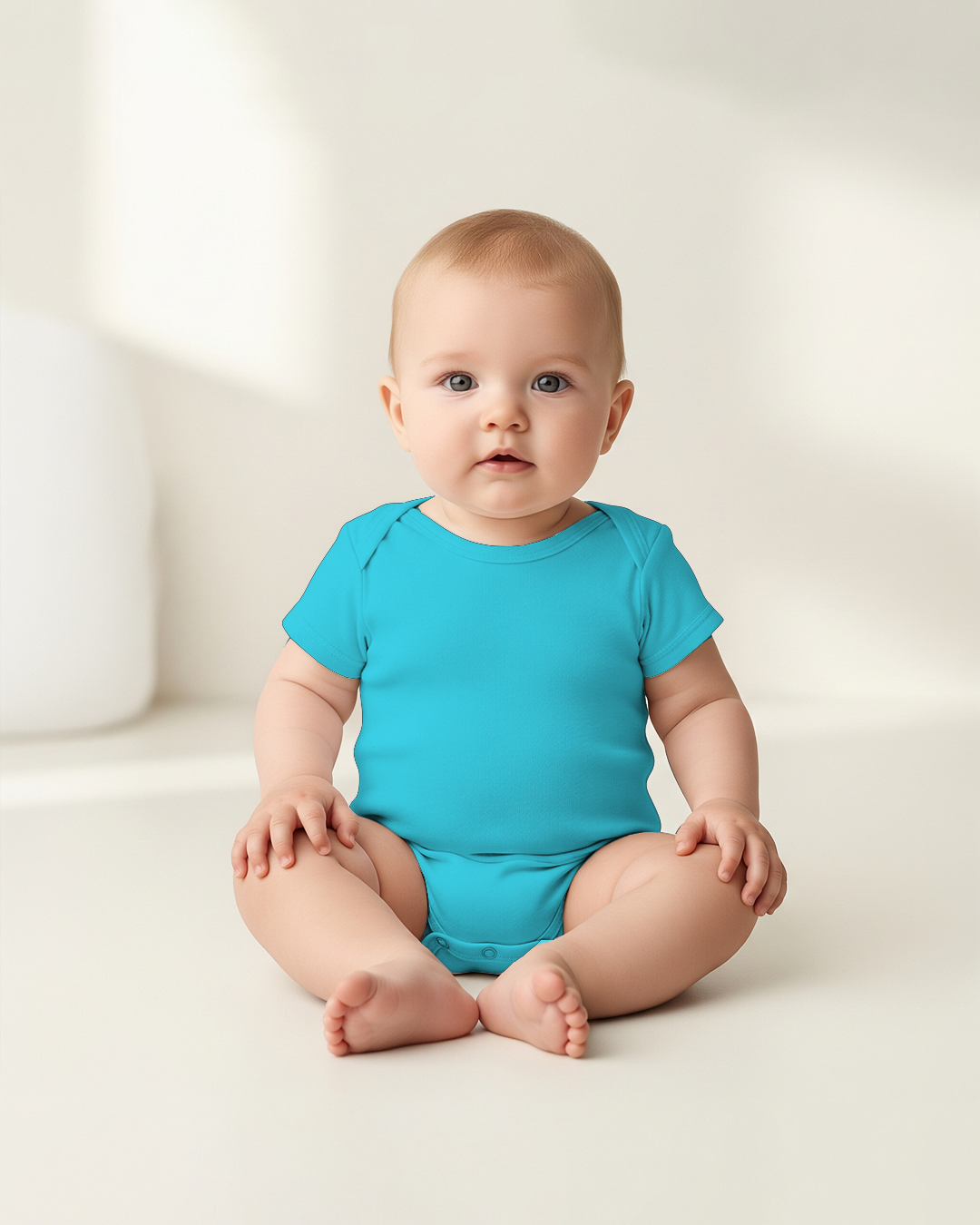 Kids Cotton Romper – Soft &amp;amp; Comfy SkyBlue