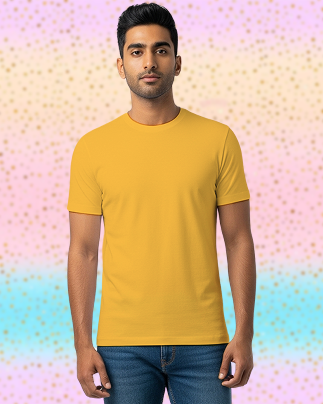 Mustard Yellow Plain Classic Standard T-Shirt